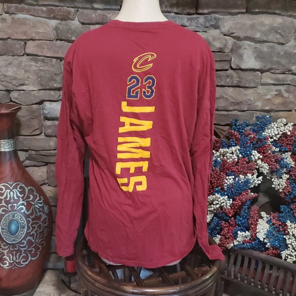 CAVALIERS  JAMES LS TEE SZ M